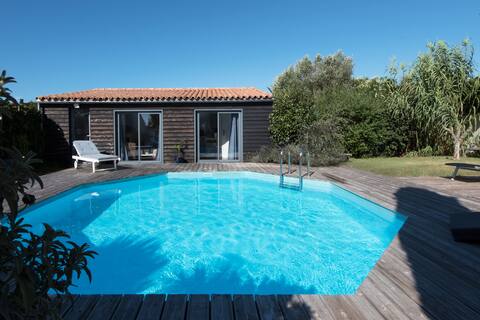 Studio jardin★Piscine privée★  2 Vélos 🚲