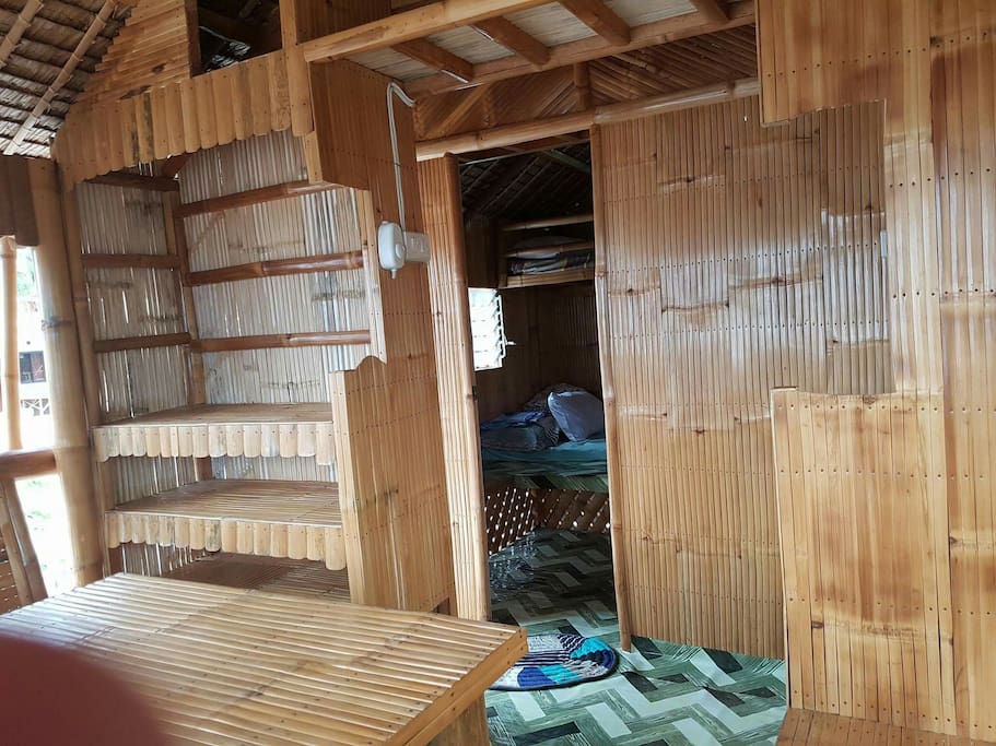 Cabana bedroom and entrance