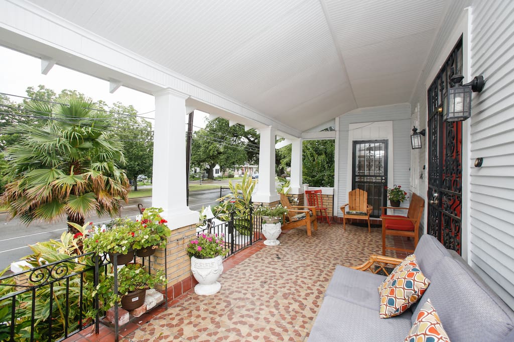 large front porch