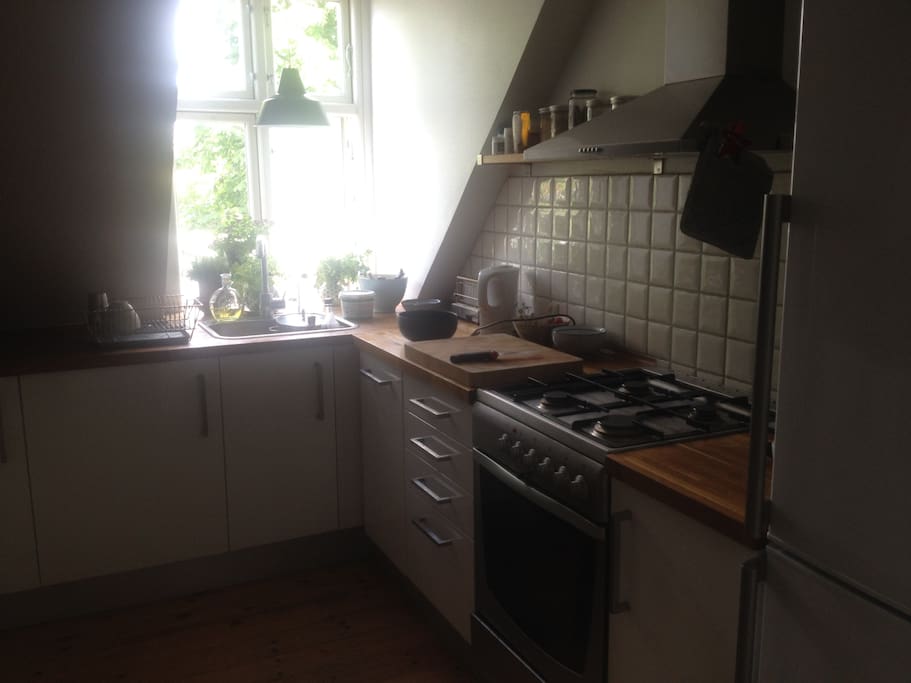 Kitchen. ( its not that dark- I'm just a lousy photographer )