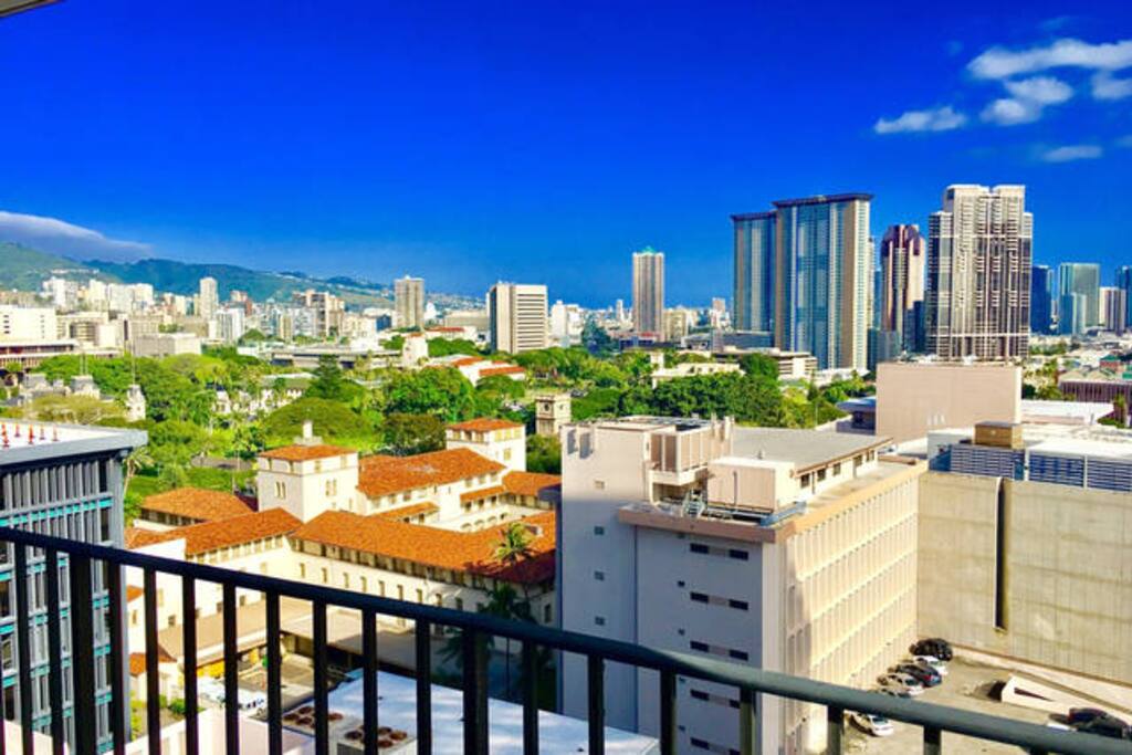 Balcony view.