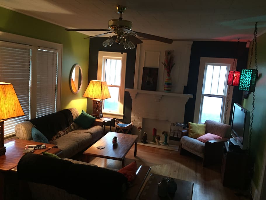 The living room