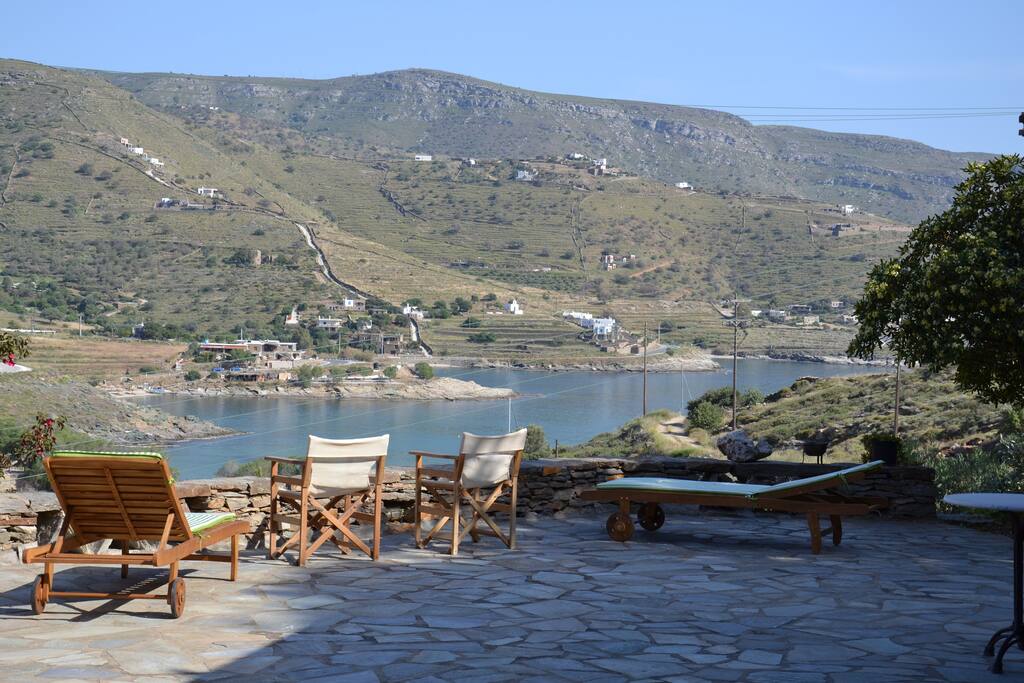 Front terrace overlooking the sea