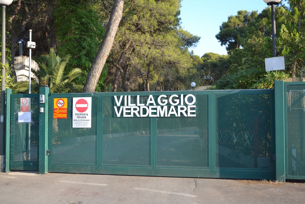 Ingresso privato Villaggio Verdemare