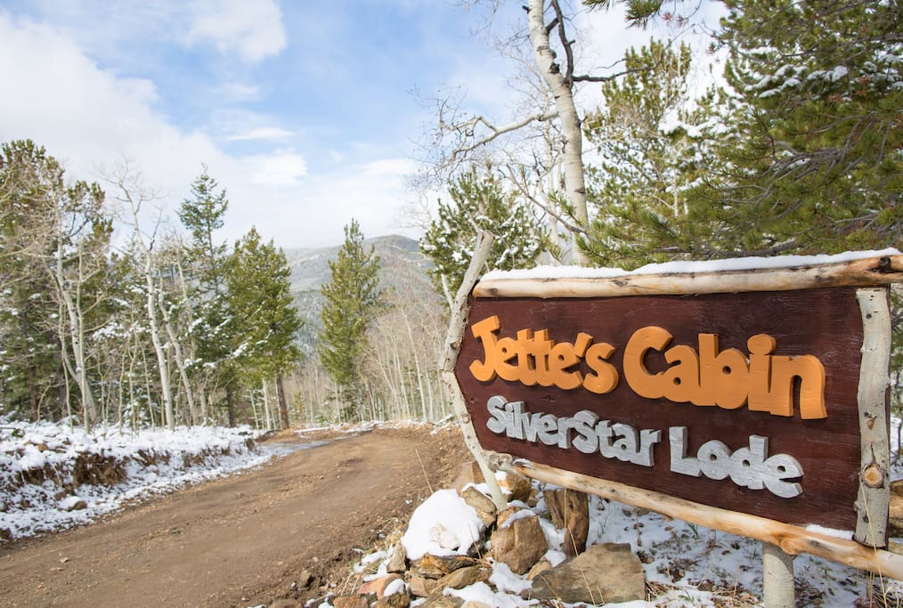 Cabin is built on a historic old mining claim - Silver Star Lode