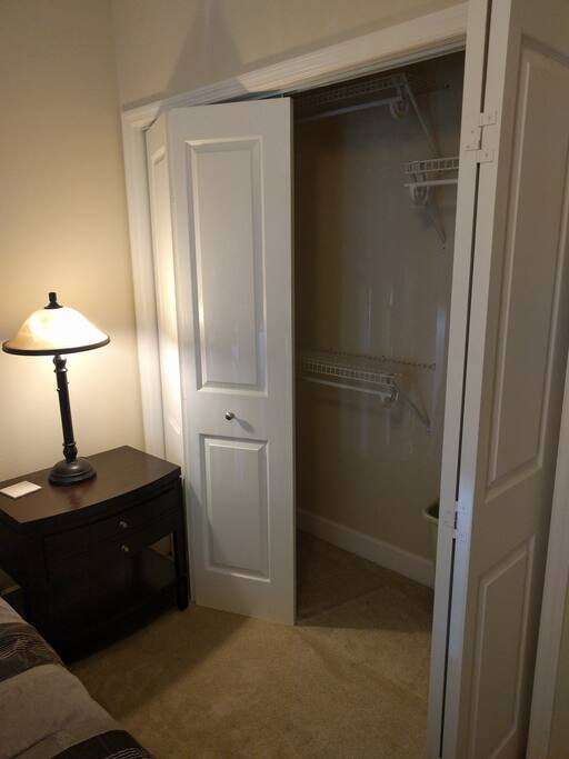 Closet inside your room!