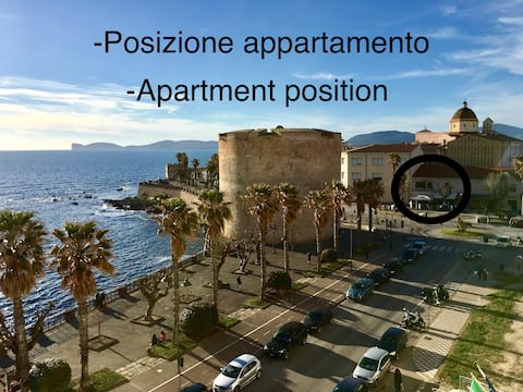 Apartament in "Piazza Sulis" with  terrace