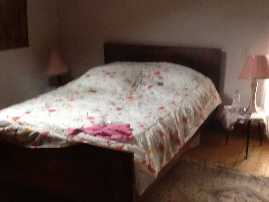 Sleep in a comfortable bed