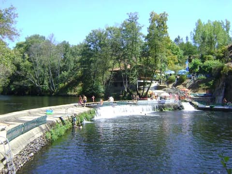 House in Coja, river beach 200ms