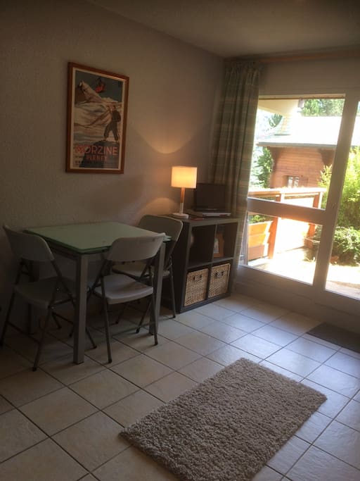 Dining table area