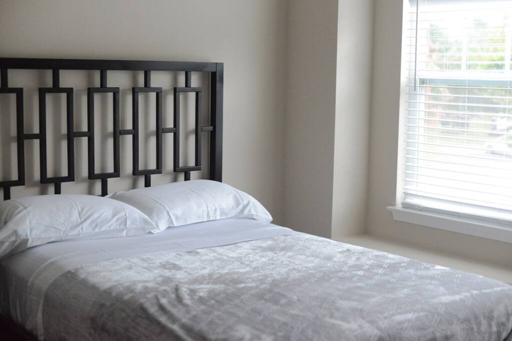 Second bedroom with private bath. Full bed