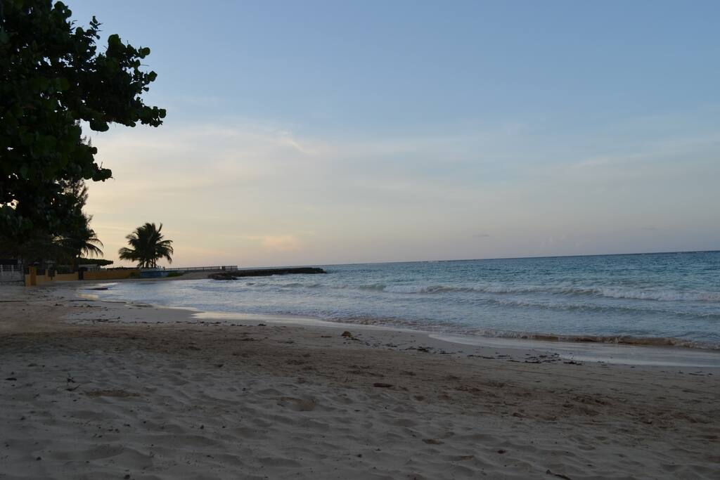 Beach at sunset
