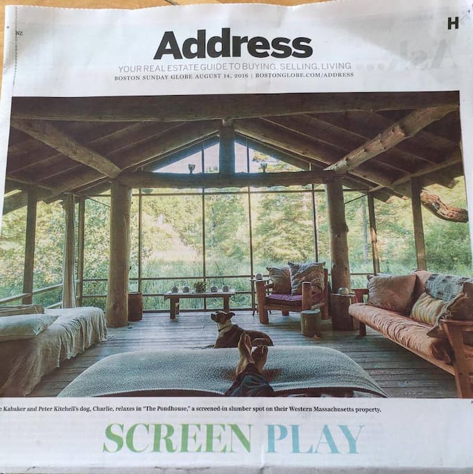 We were in the Boston Globe!