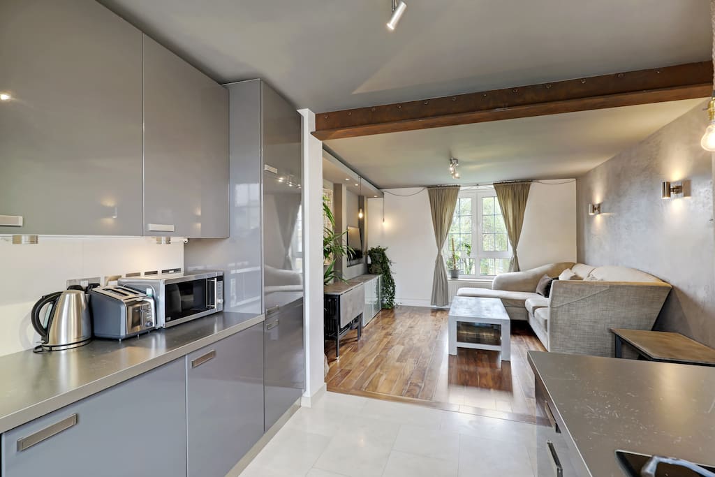 Light and airy open plan living