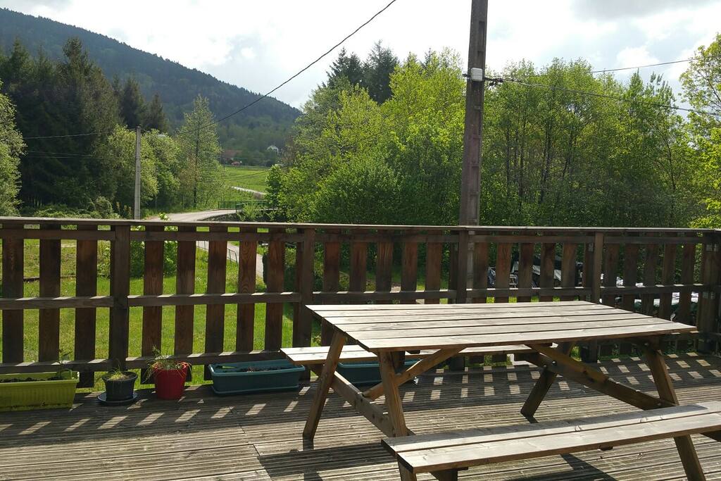 La terrasse au printemps