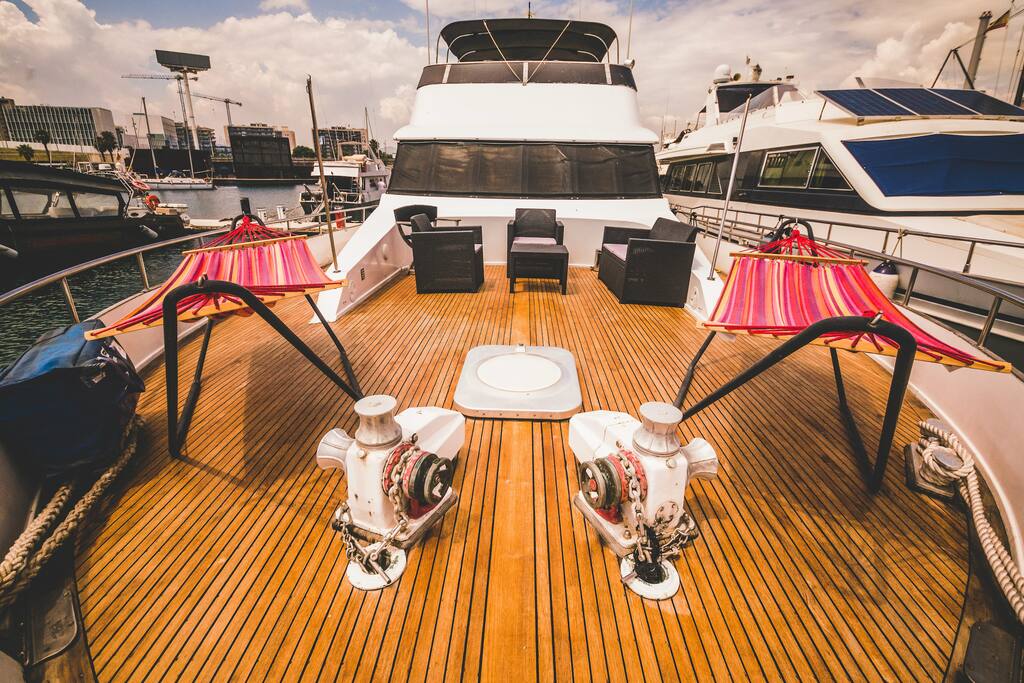 Sit Back, Relax, Take in the Sea Air out on Deck