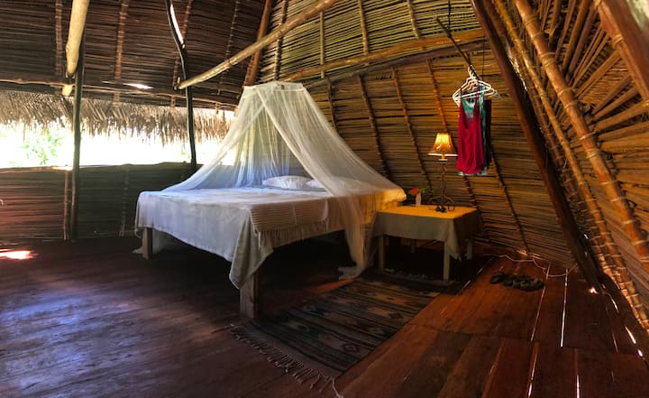 Dormitorio Casa Alegre sobre la cocina