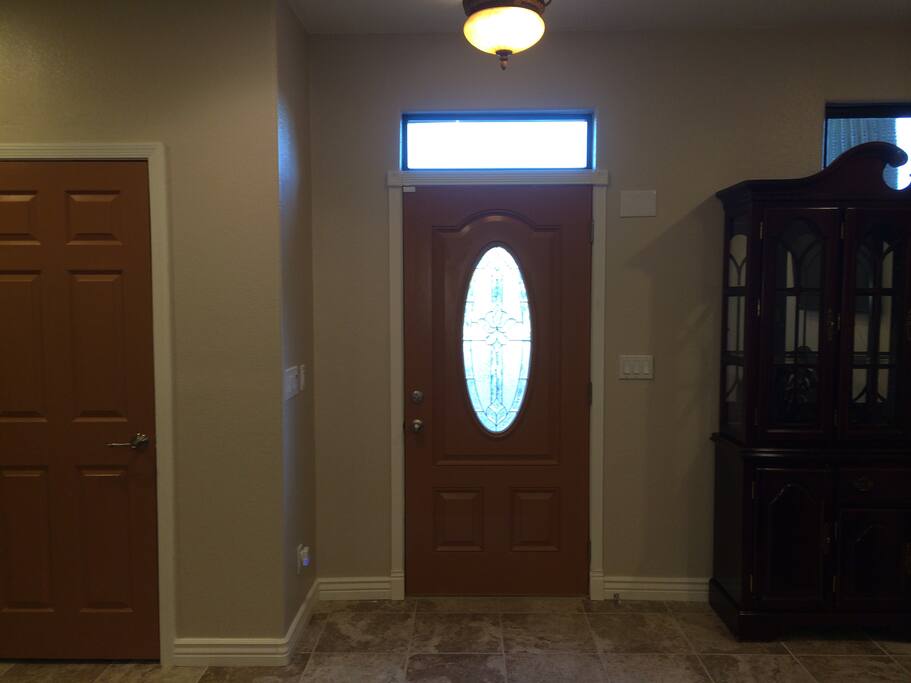 The foyer of the house, right after the main entrance