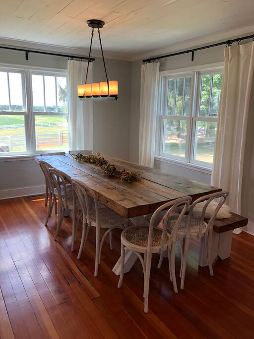 Huge Reclaimed Barn Wood Table