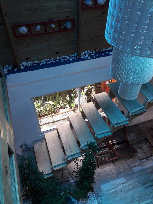 escalera interior