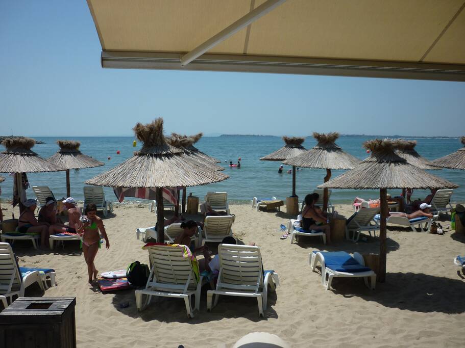 Beach nearby.