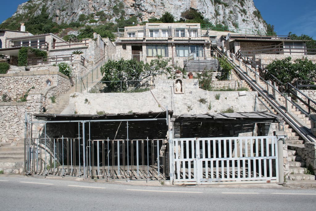 View from front