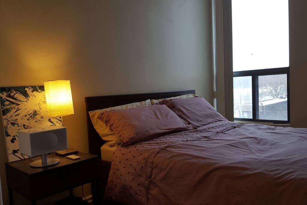 Window overlooking the park