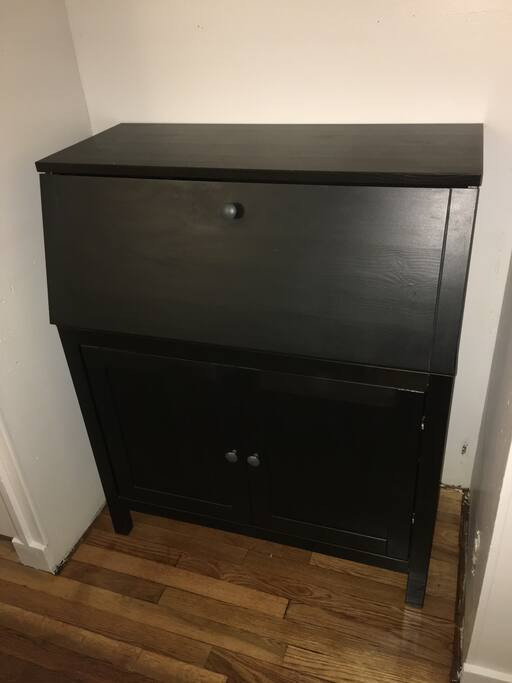 Feel free to use this bureau to store your clothes ...
