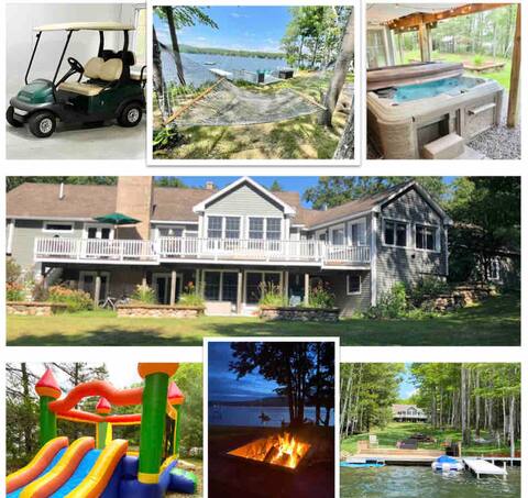 LAKE HOME! HOT TUB, GYM, FREEgolf cart, 2 kitchens