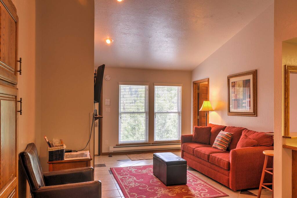 Gather in the living room to enjoy some quality time with your group.