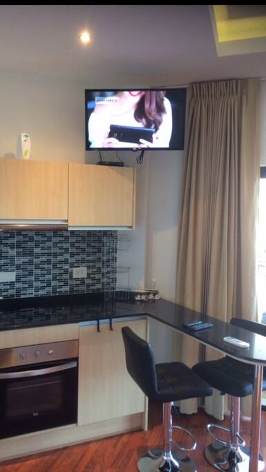 Kitchen and bar counter