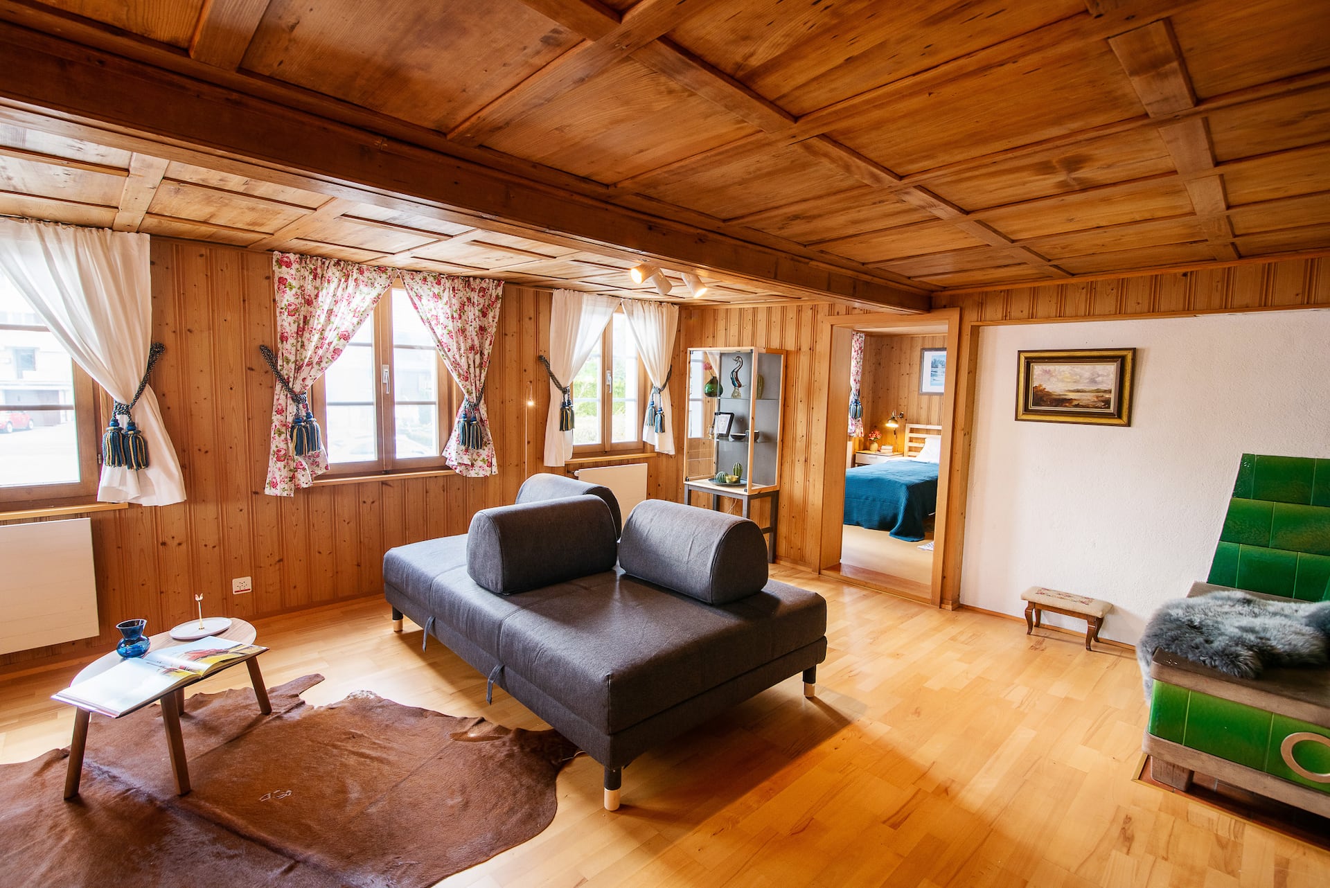 Unique, old traditional Swiss cottage apartment