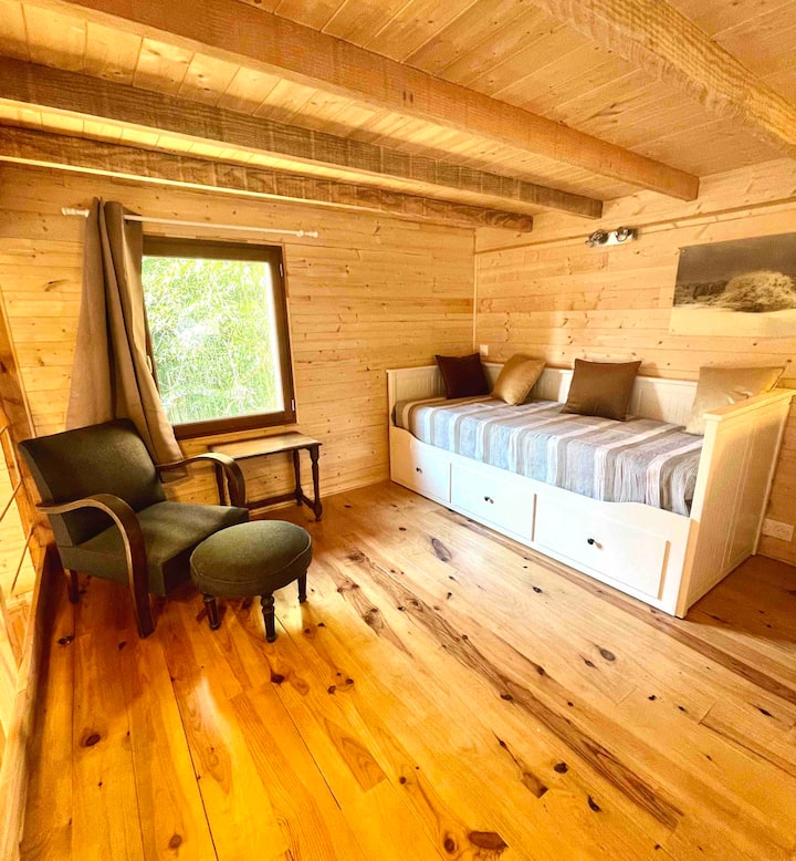 Mezzanine with 160cm bed and single bed