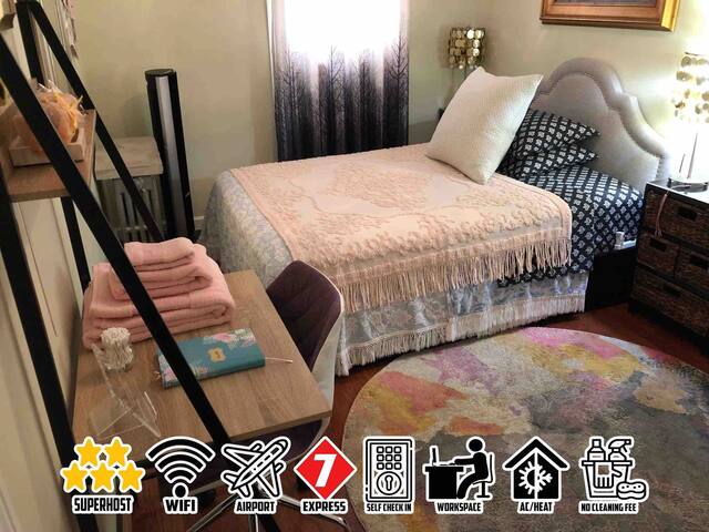 Comfy Room “1 Guest Only” Near LGA Airport