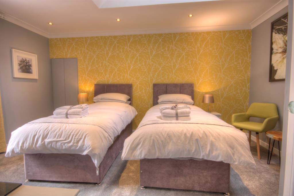 Set up as a twin room