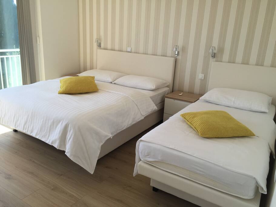 Apartment 1 (Bedroom 1 with balcony and view!)