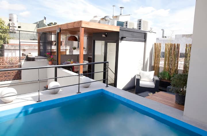 House with Roof-Top Terrace & Pool - Palermo SoHo