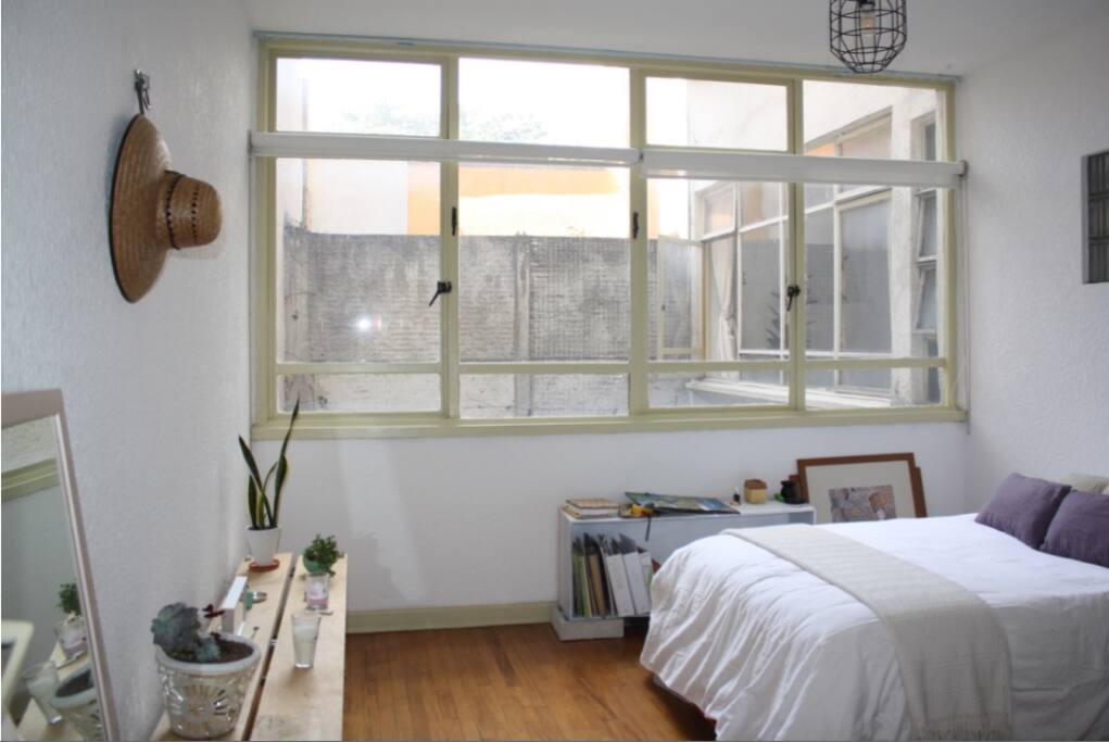 Great natural light in bedroom