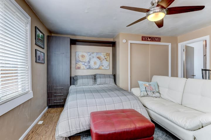 Murphy bed down