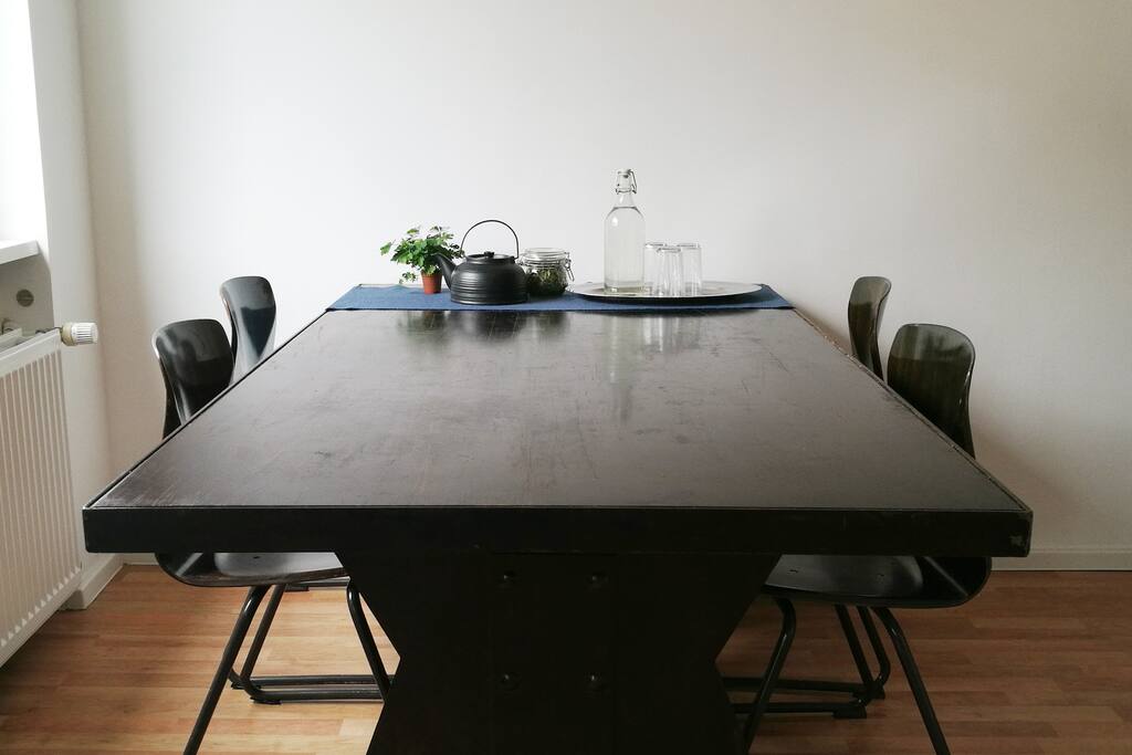 Natural lit dining room area