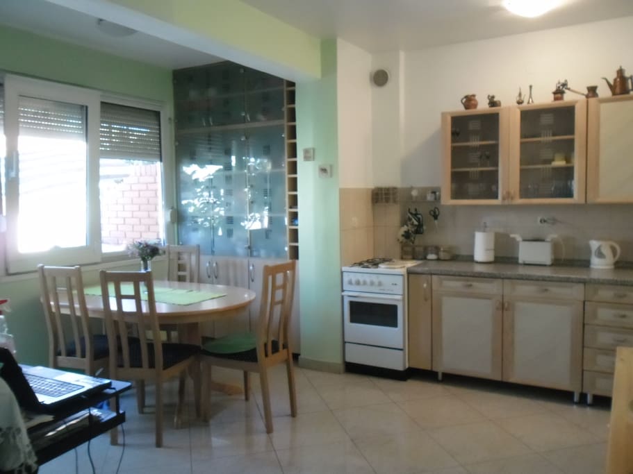 Kitchen and the dining part
