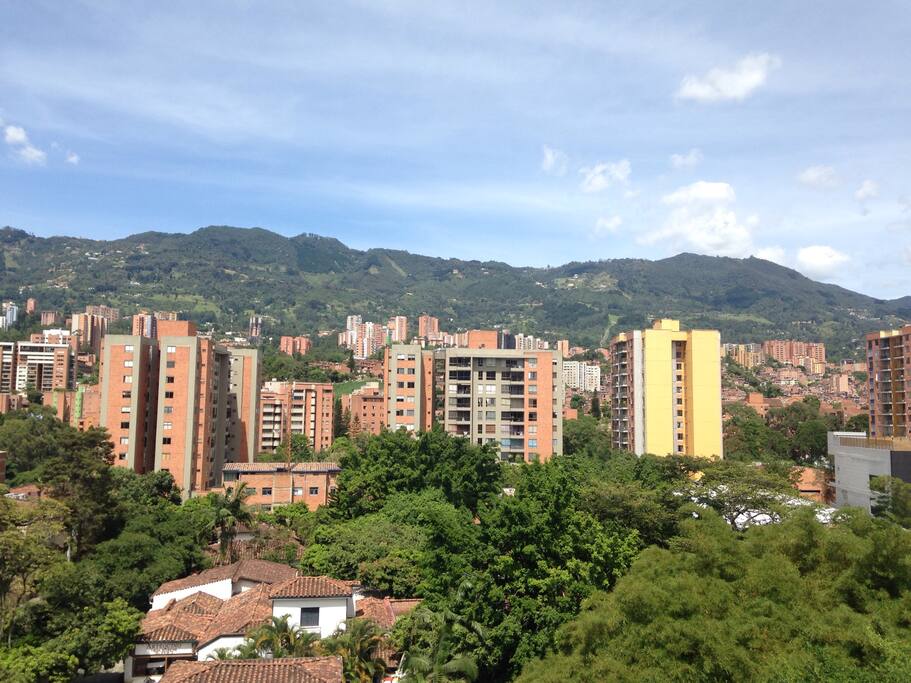 Vista del balcón del salon