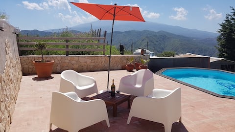Casa Motta Camastra, private pool, great views!