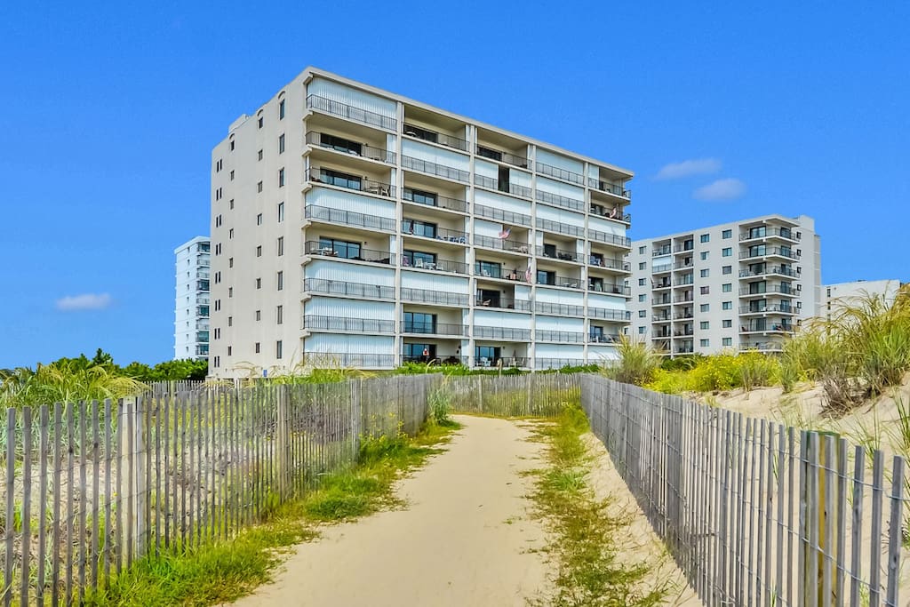 Building View from Beach