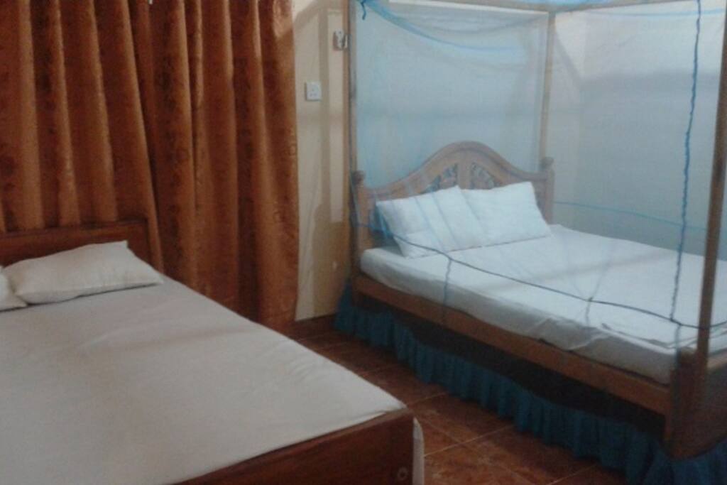two double beds