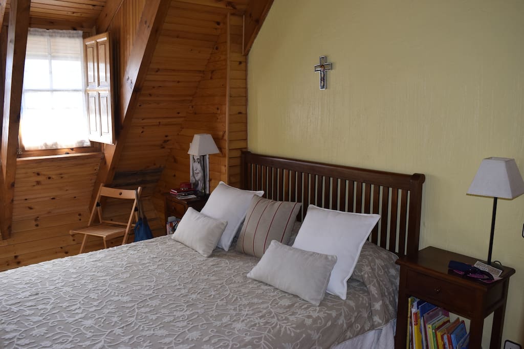 Dormitorio 1: cama de matrimonio
