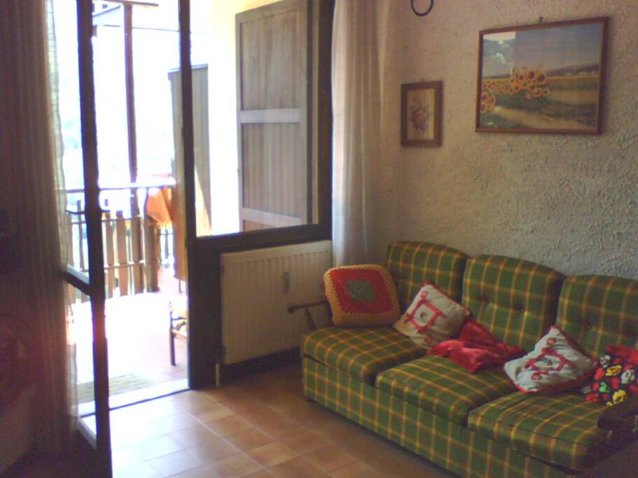 Soggiorno con divano-letto