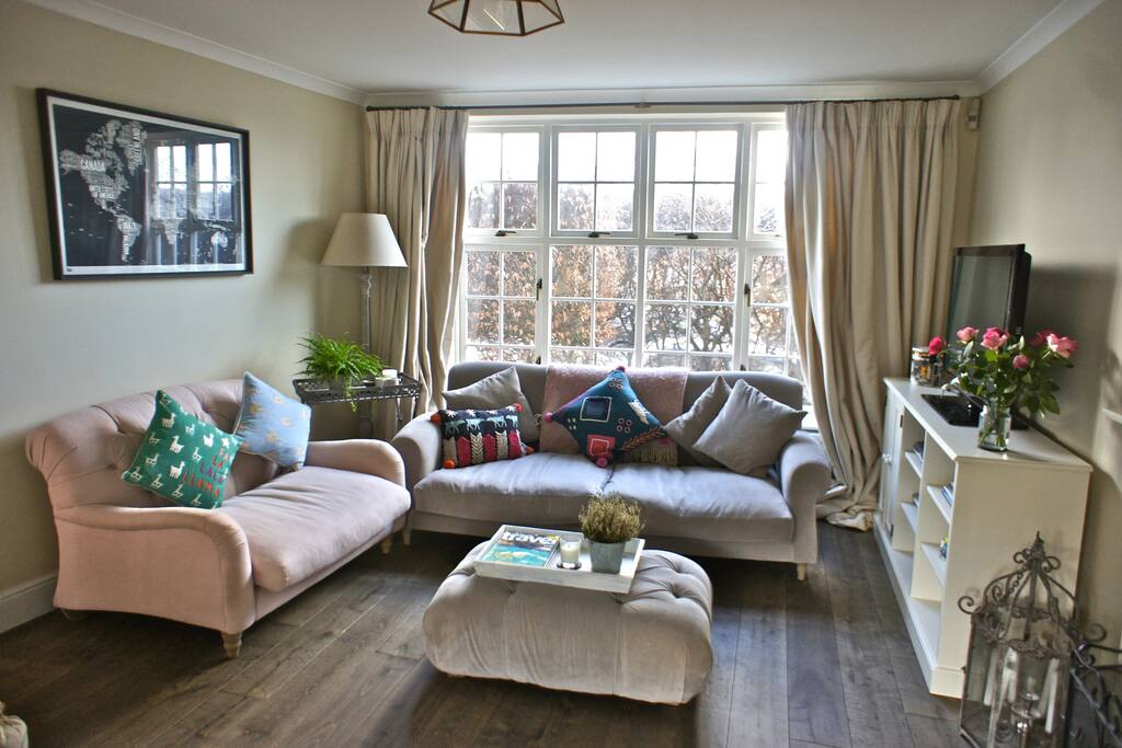 Relax in the spacious but cosy living room