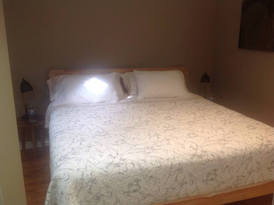 Bedroom with King size bed