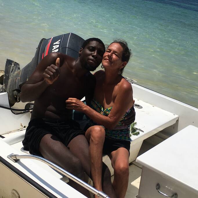 Kimberley and Captain Jerry <3
we can take you out snorkeling at the reef or on the Martha Brea river